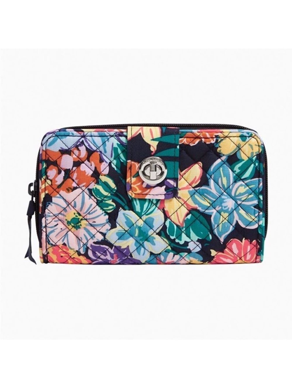 Vera Bradley Happy Bloom RFID Large Turlock Wallet